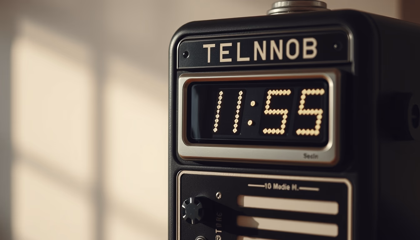 telegraph machine ticker in editorial style