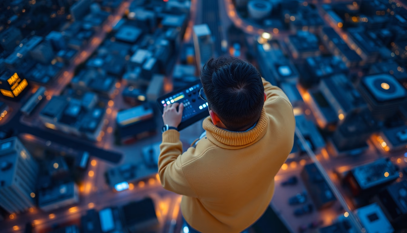theremin electronic in editorial style
