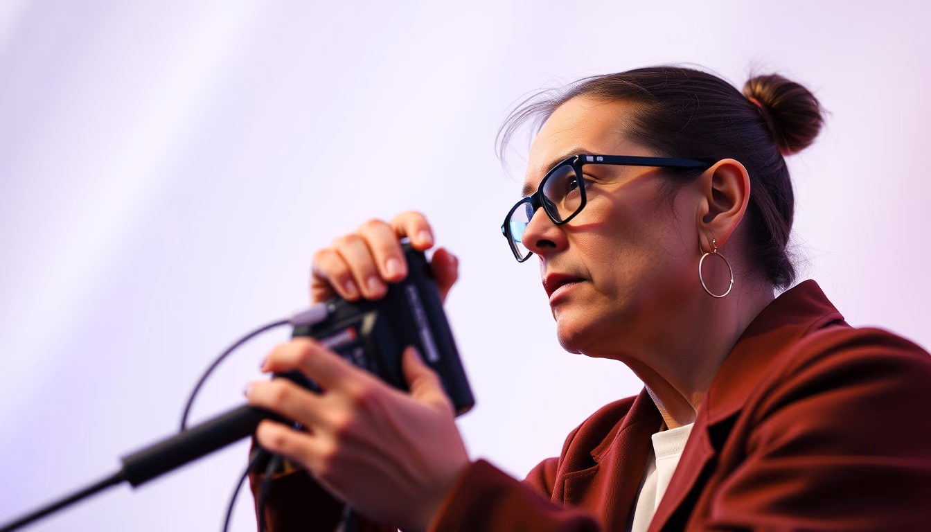 theremin electronic in editorial style