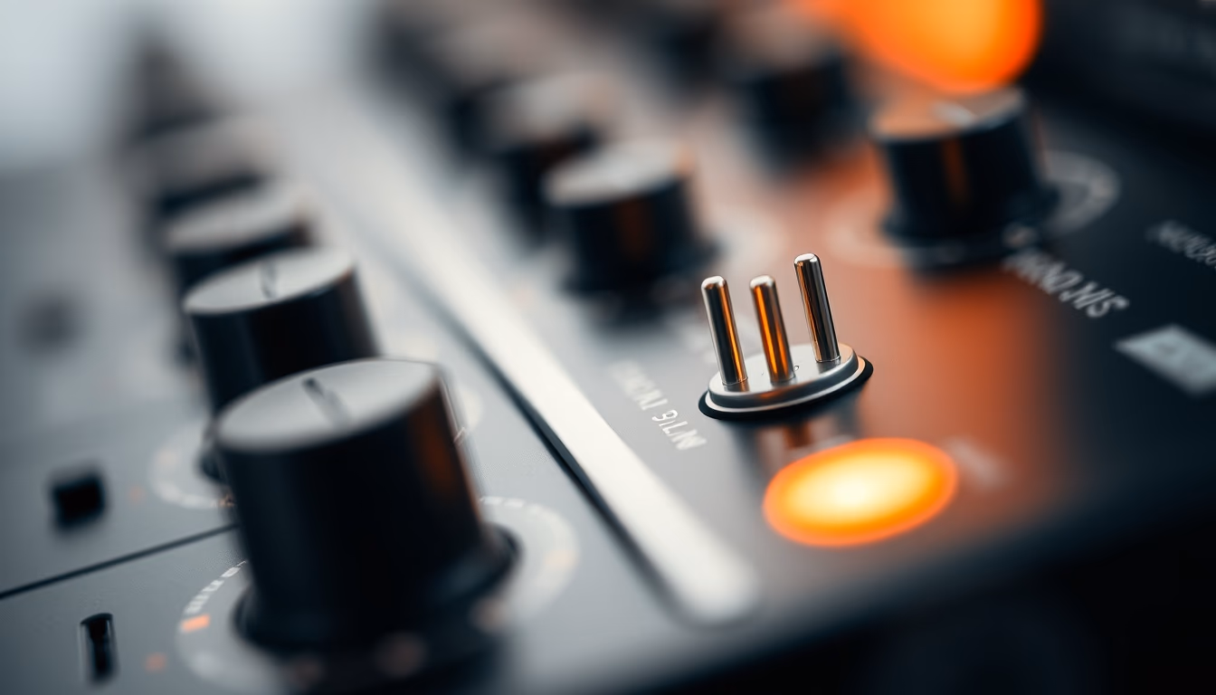 theremin electronic in editorial style