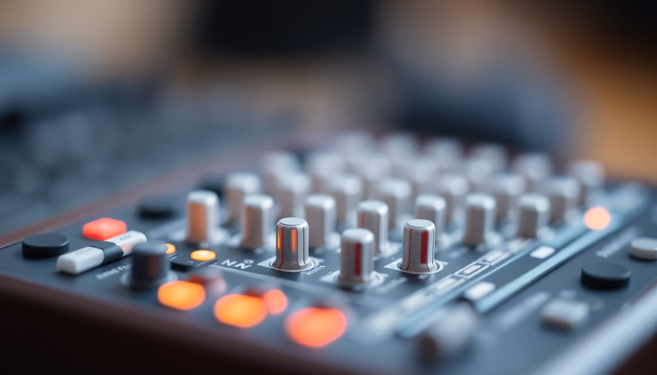 theremin electronic in editorial style