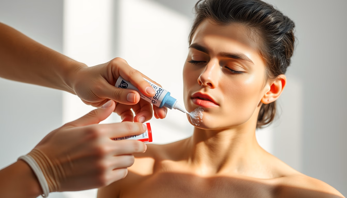 thermal paste application in editorial style