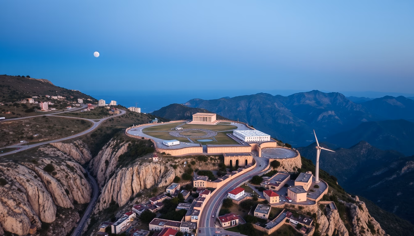 thermopylae greek pass in editorial style