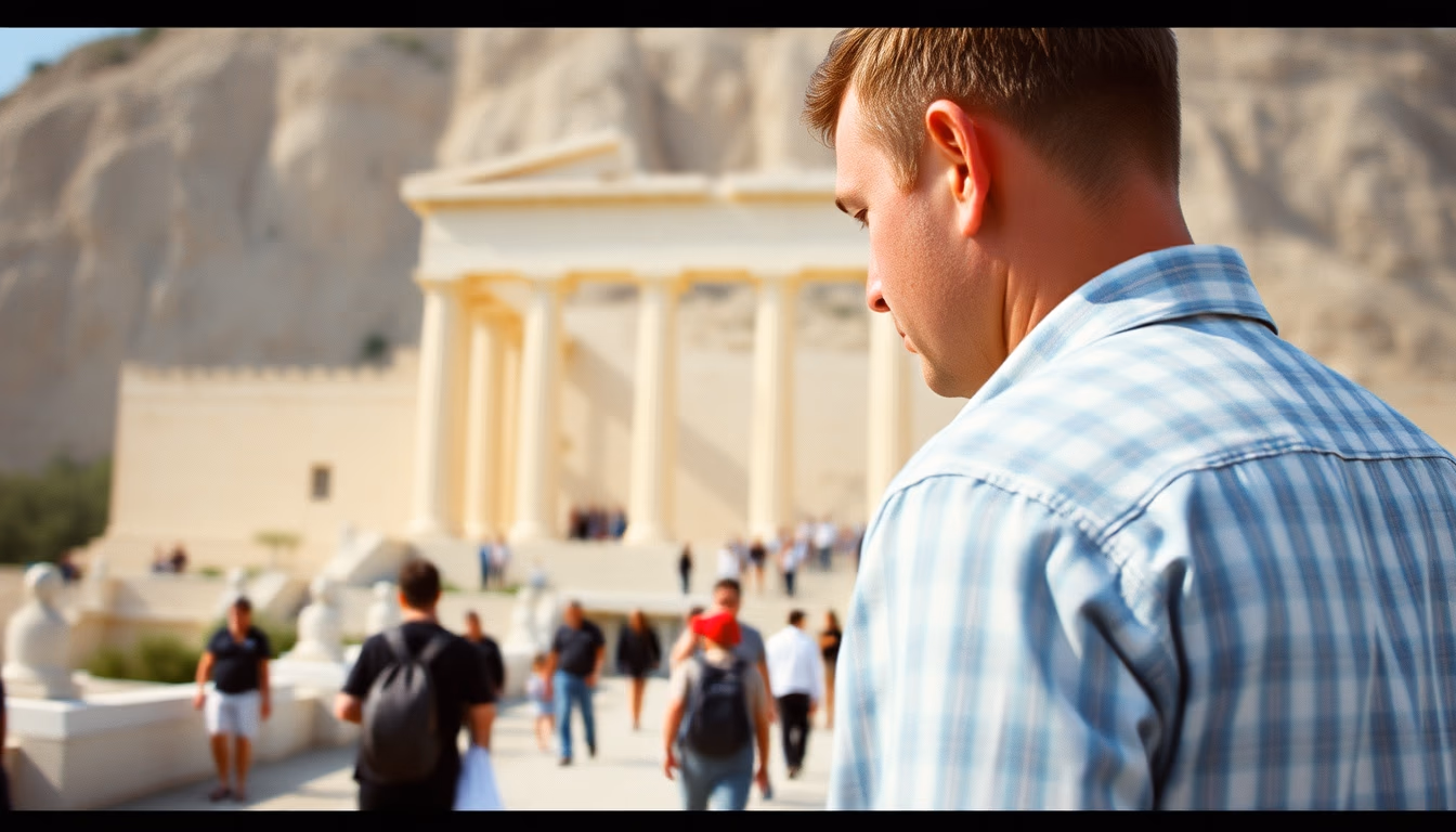 thermopylae greek pass in editorial style