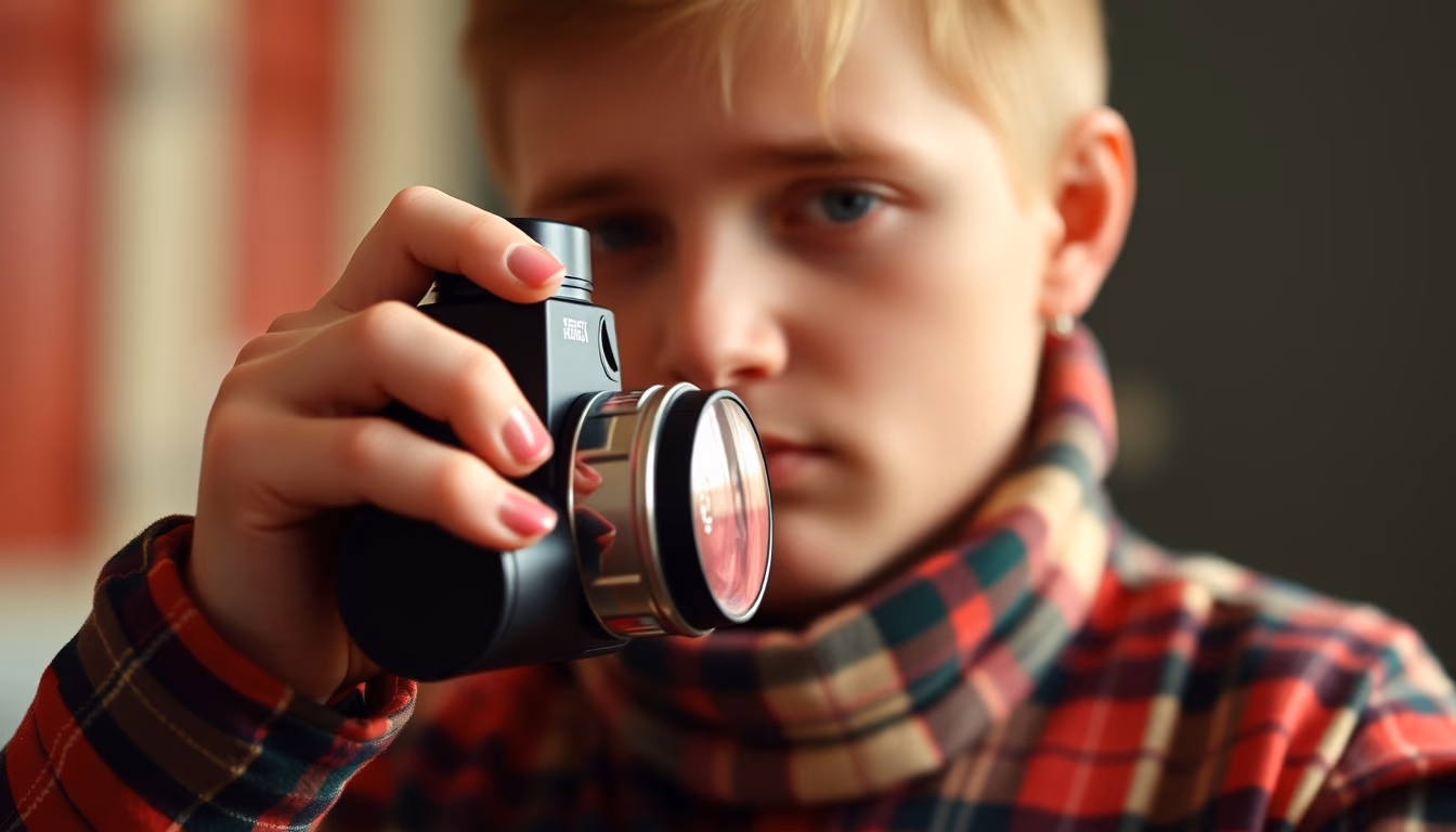 thermos vintage tartan in editorial style