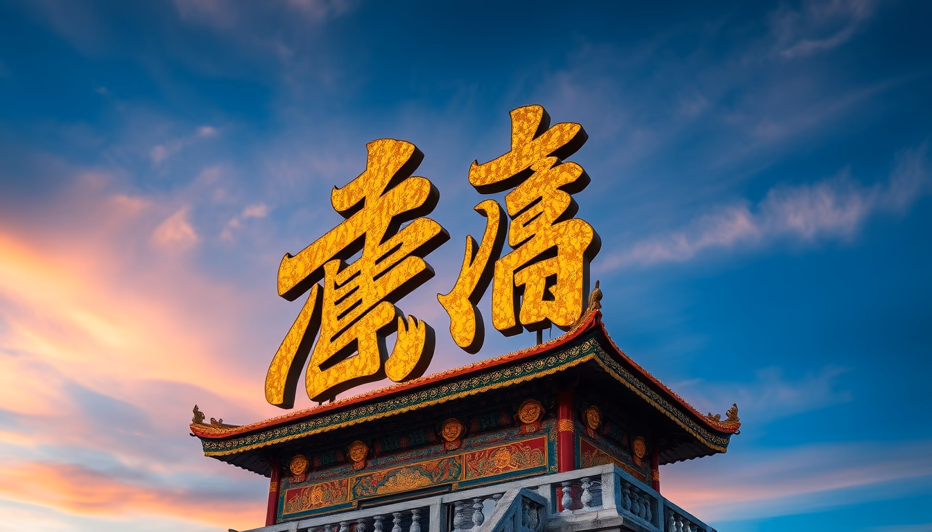 tibetan calligraphy gold in editorial style