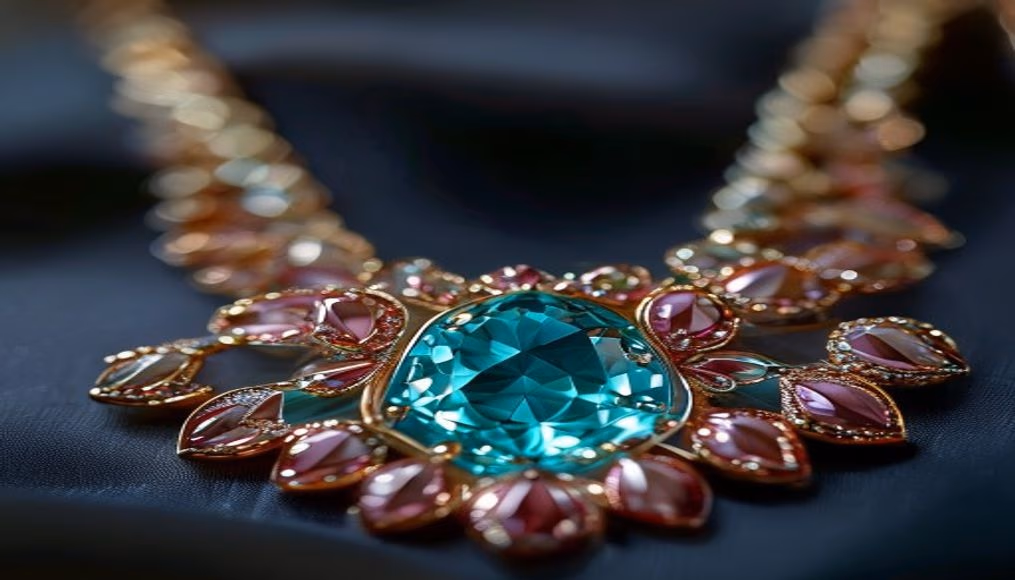 Tiffany victoria necklace marquise em fotografia editorial de luxo