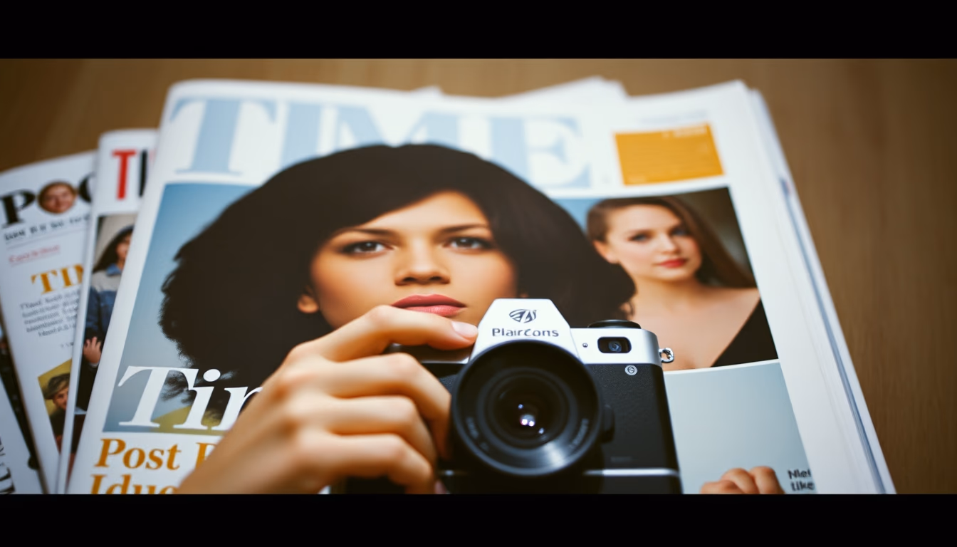 time magazine collection in editorial style