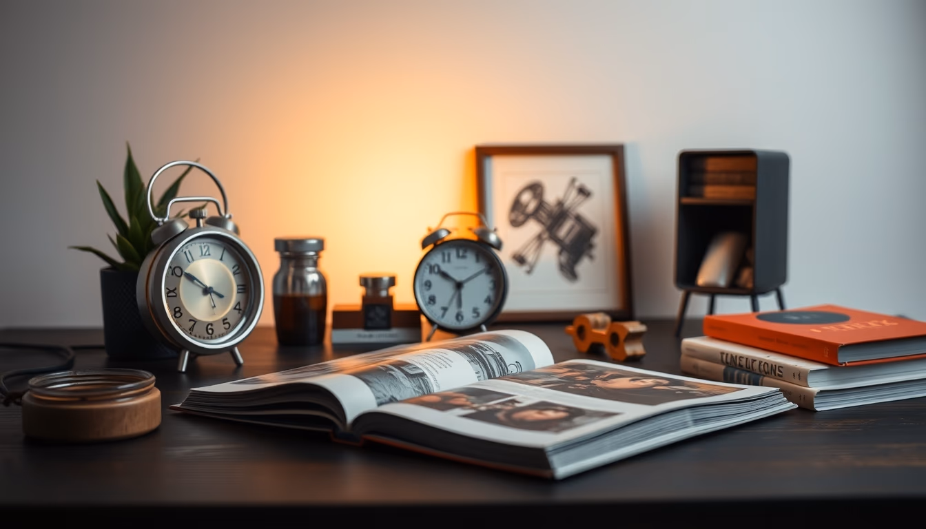 time magazine collection in editorial style