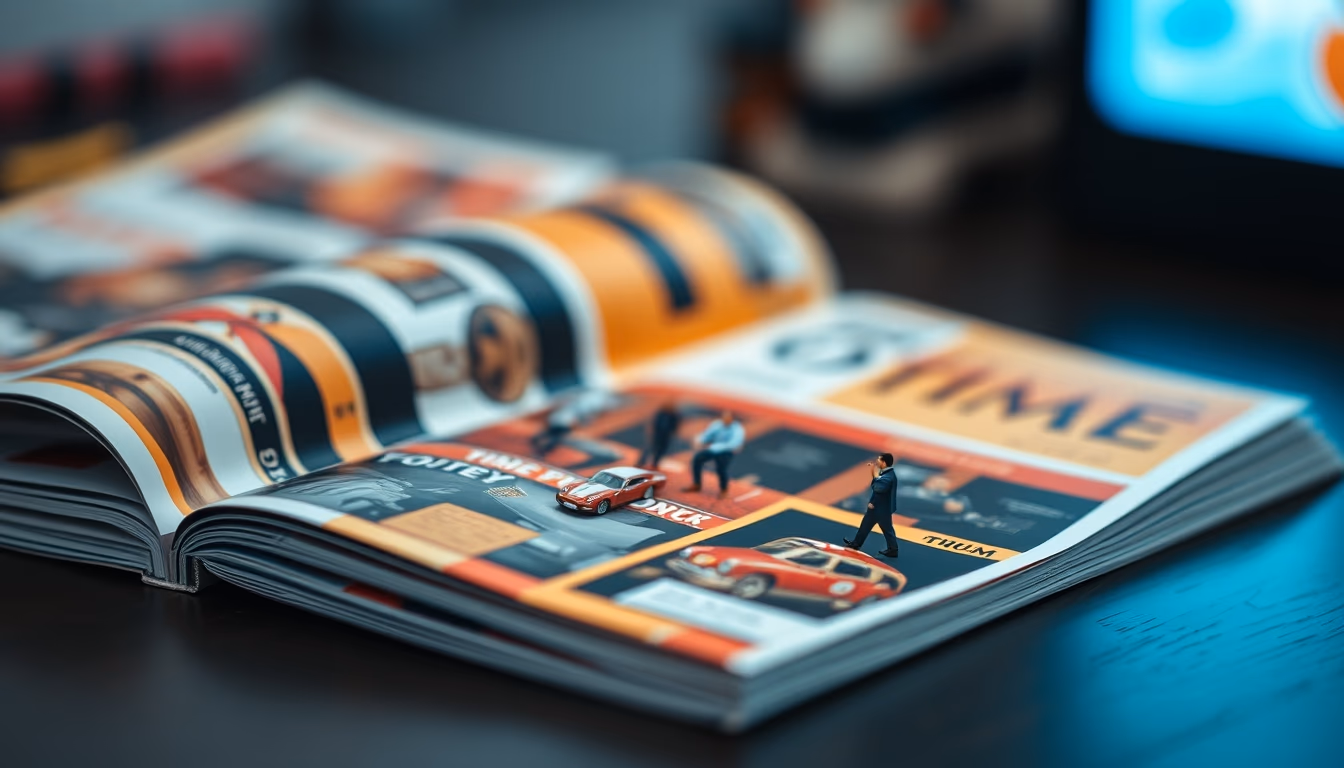 time magazine collection in editorial style