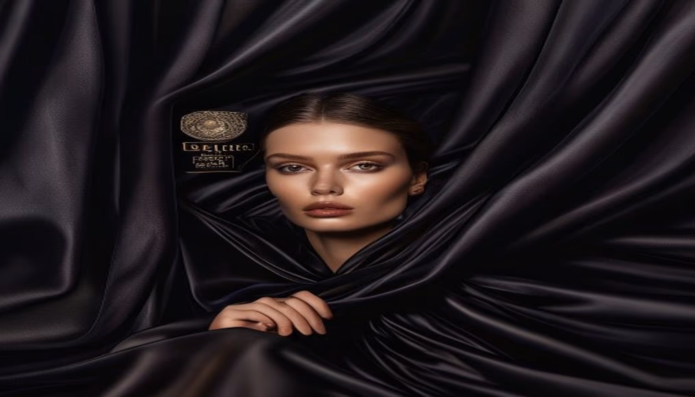 tom ford black orchid lalique in luxury editorial photography