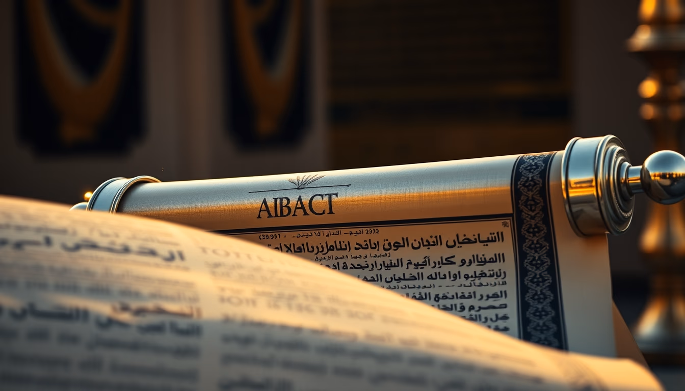 torah scroll silver casing in editorial style