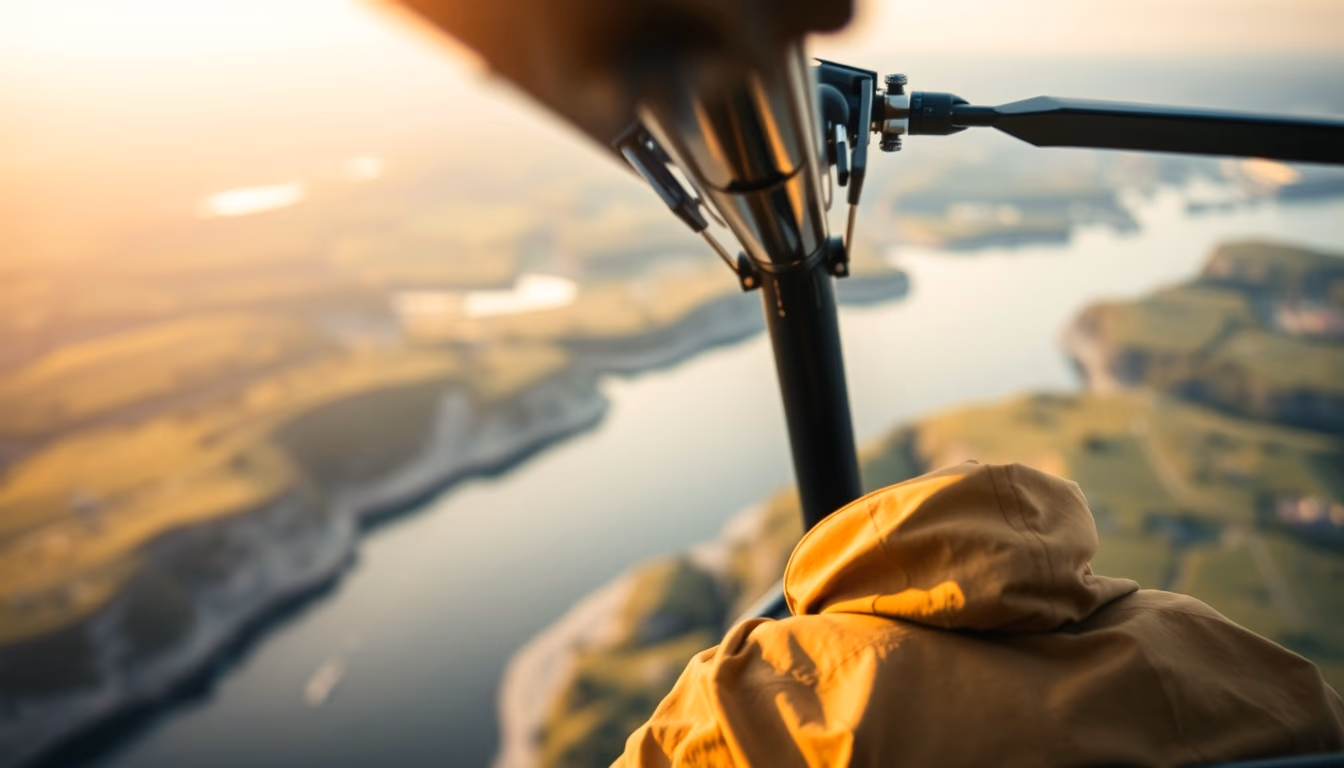 tour helicopter scenic in editorial style