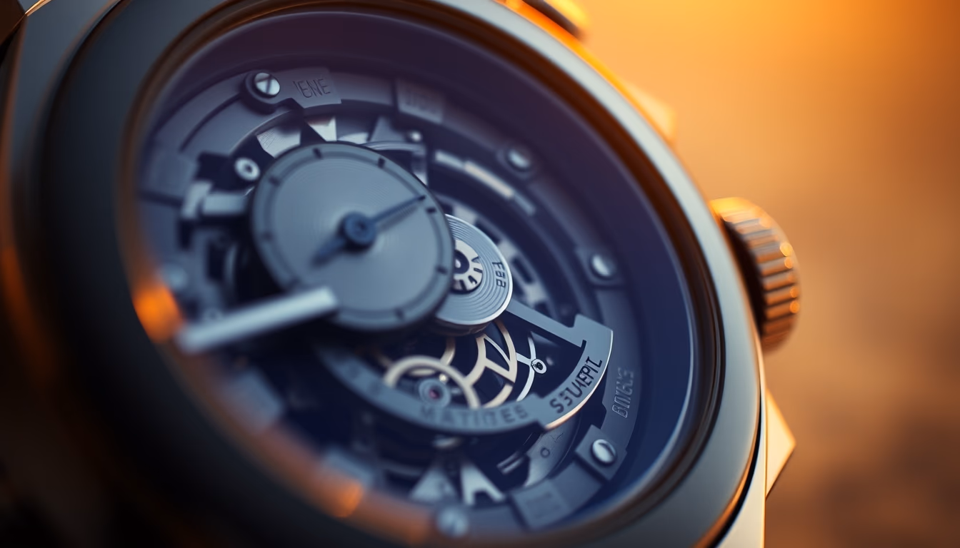 tourbillon watch detail in editorial style