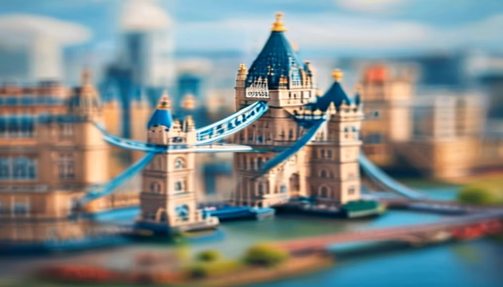 tower bridge london in editorial style