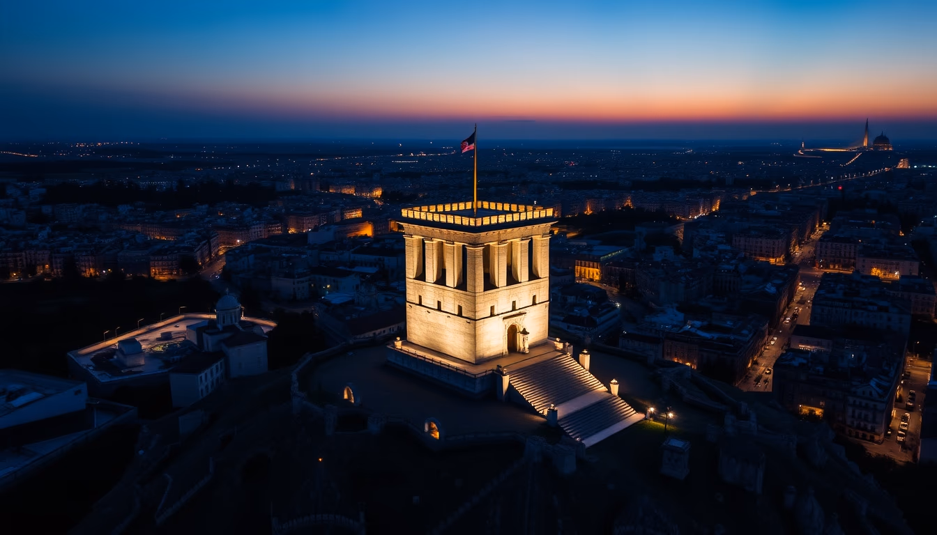 tower of hercules spain in editorial style
