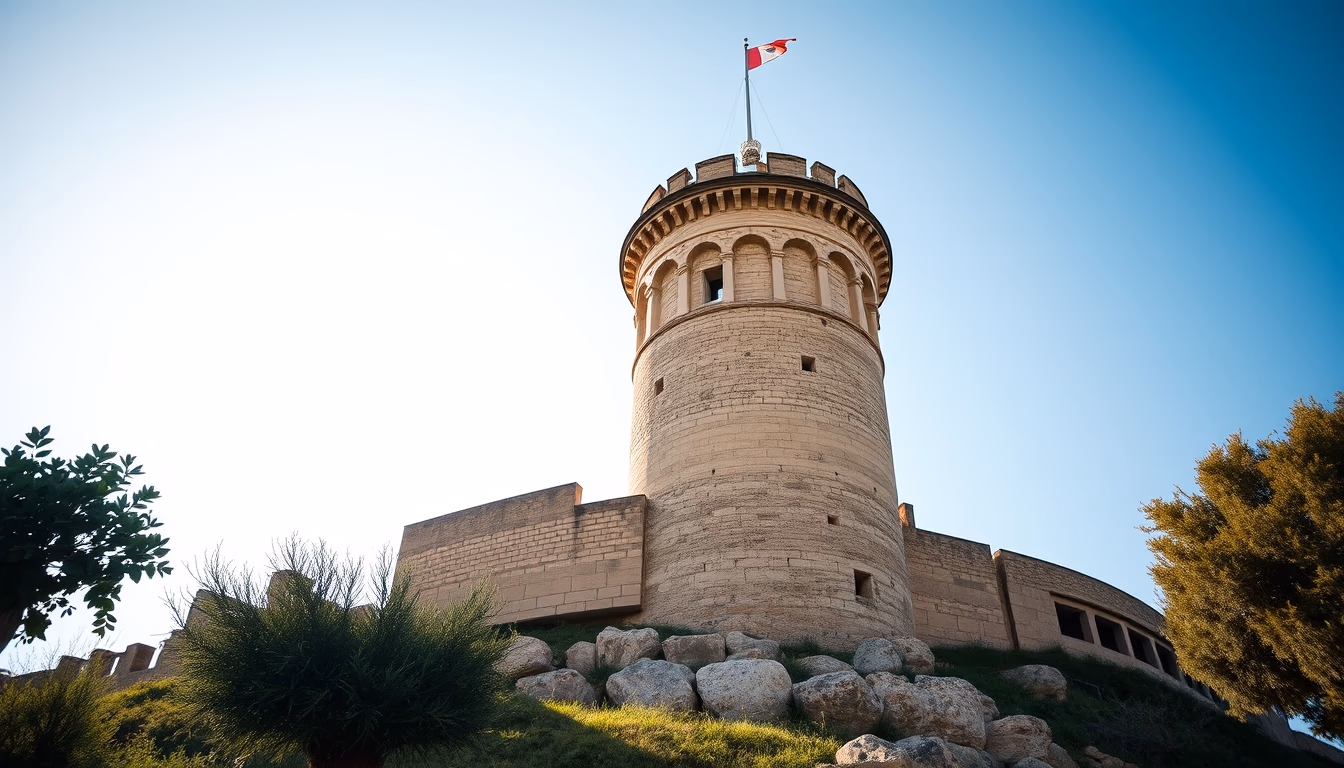 tower of hercules spain in editorial style