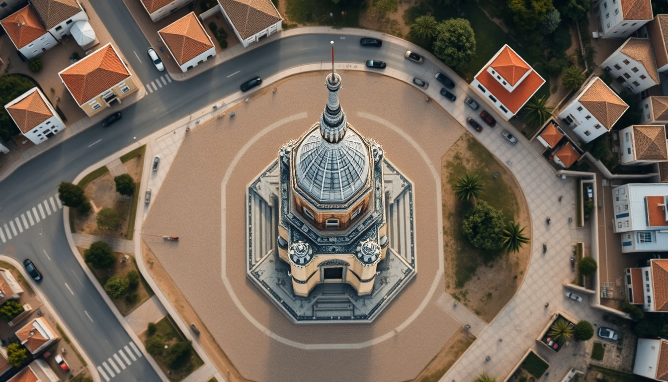 tower of hercules spain in editorial style