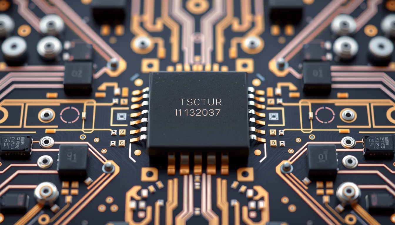 transistor surface mount in editorial style