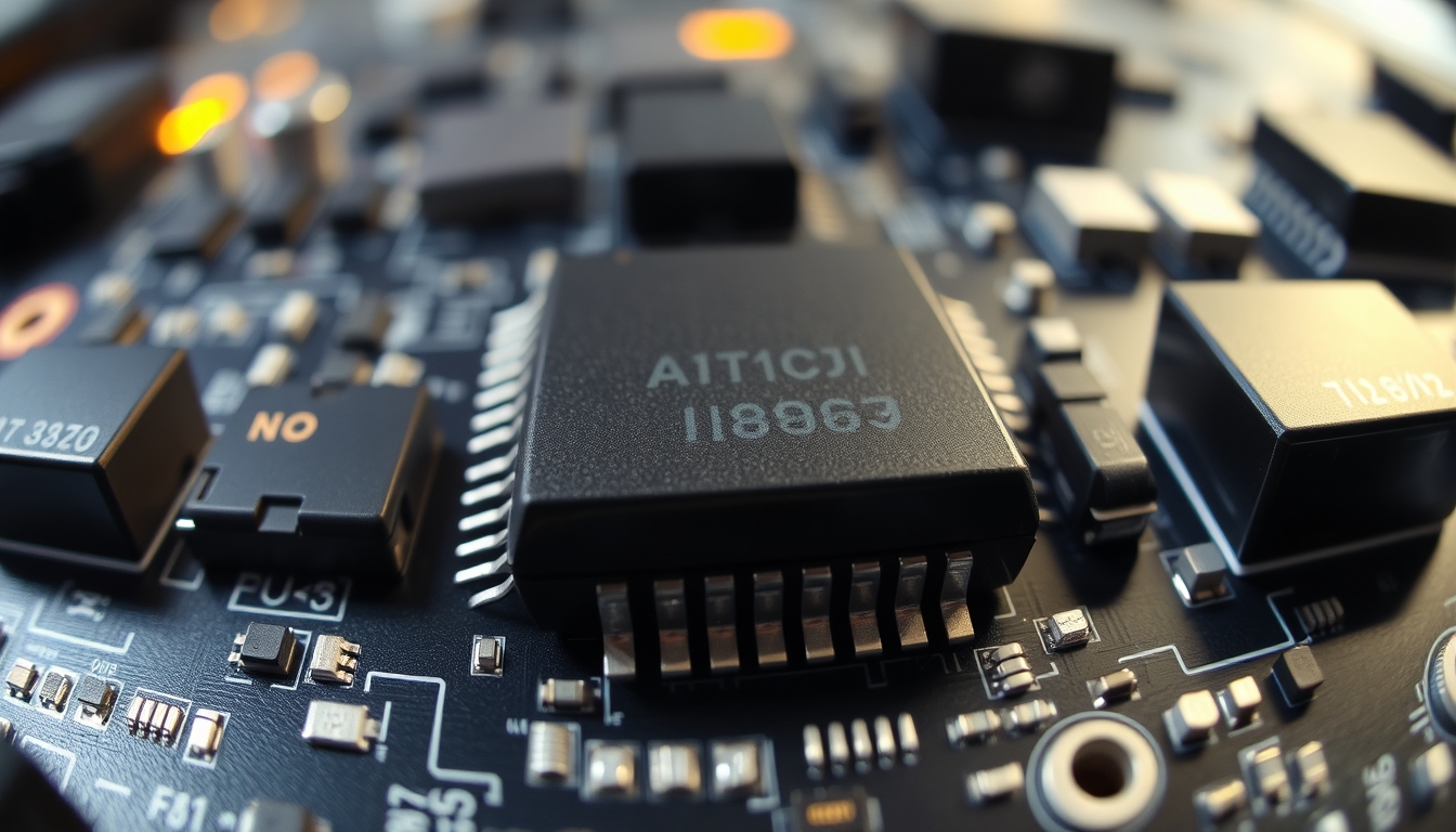 transistor surface mount in editorial style