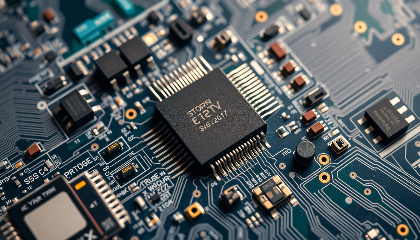 transistor surface mount in editorial style
