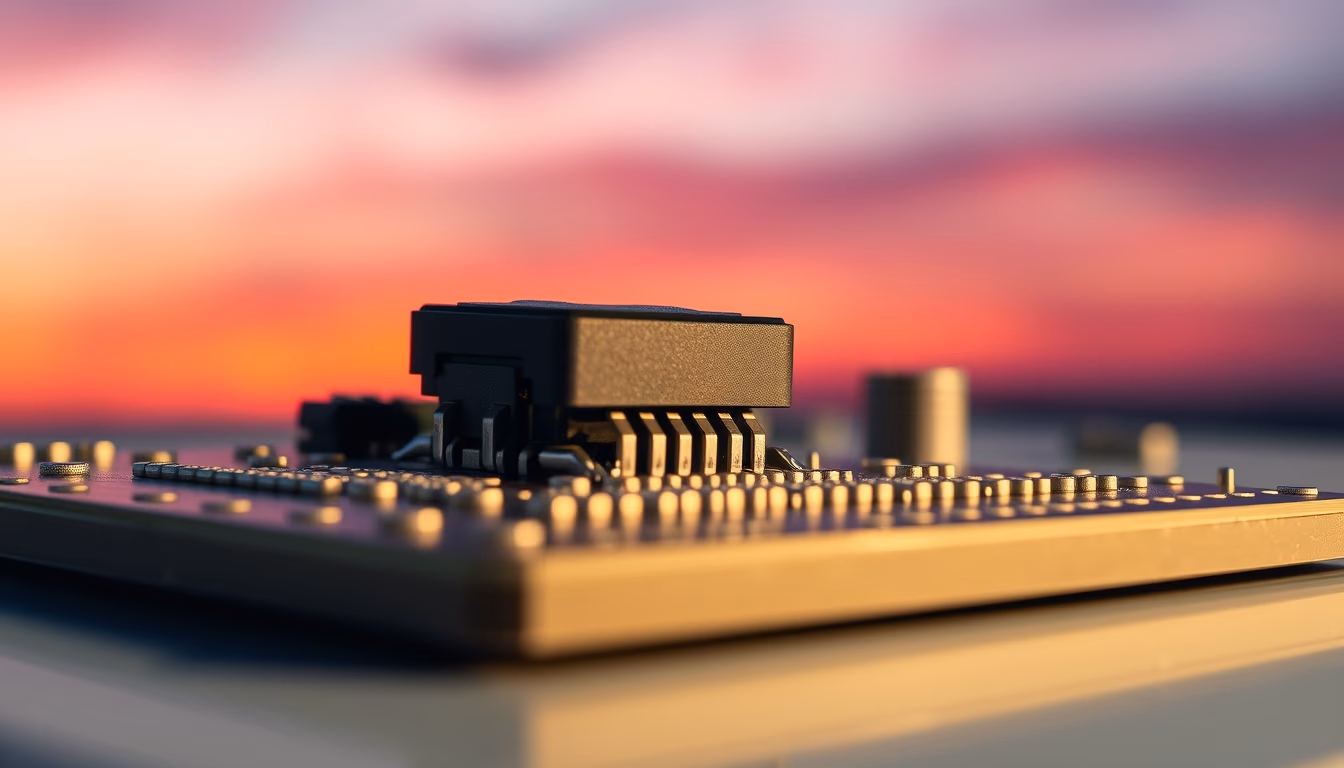 transistor surface mount in editorial style