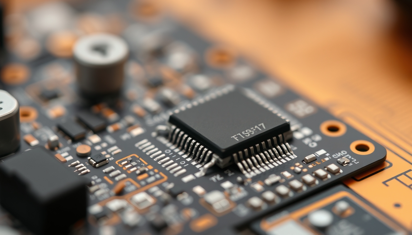 transistor surface mount in editorial style