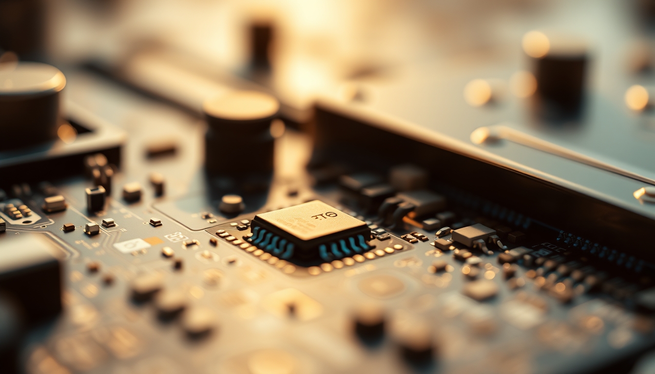 transistor surface mount in editorial style