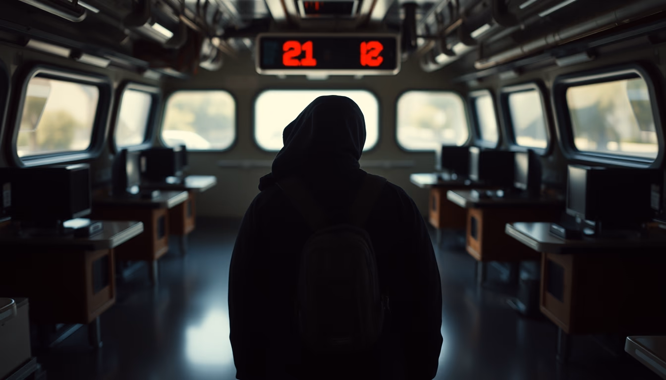 trappist-1 system art in editorial style