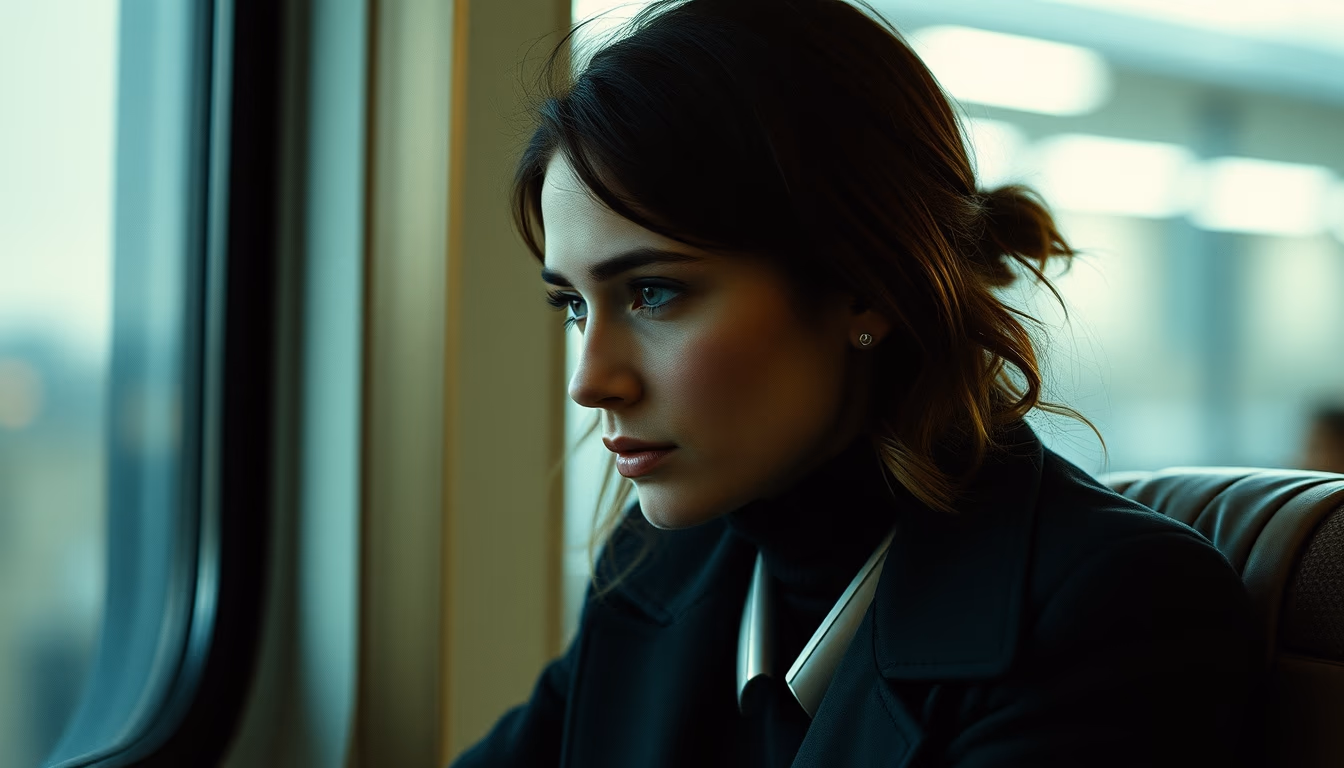 trappist-1 system art in editorial style