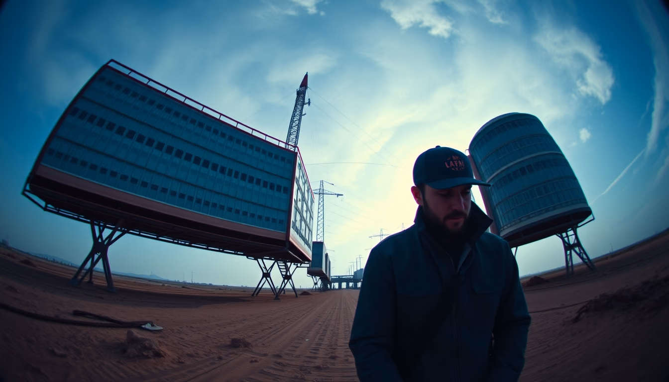 trappist-1 system art in editorial style