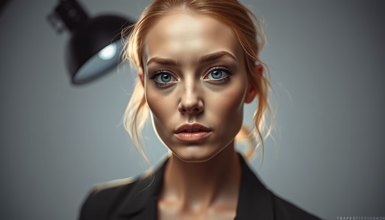 trappist-1 system art in editorial style