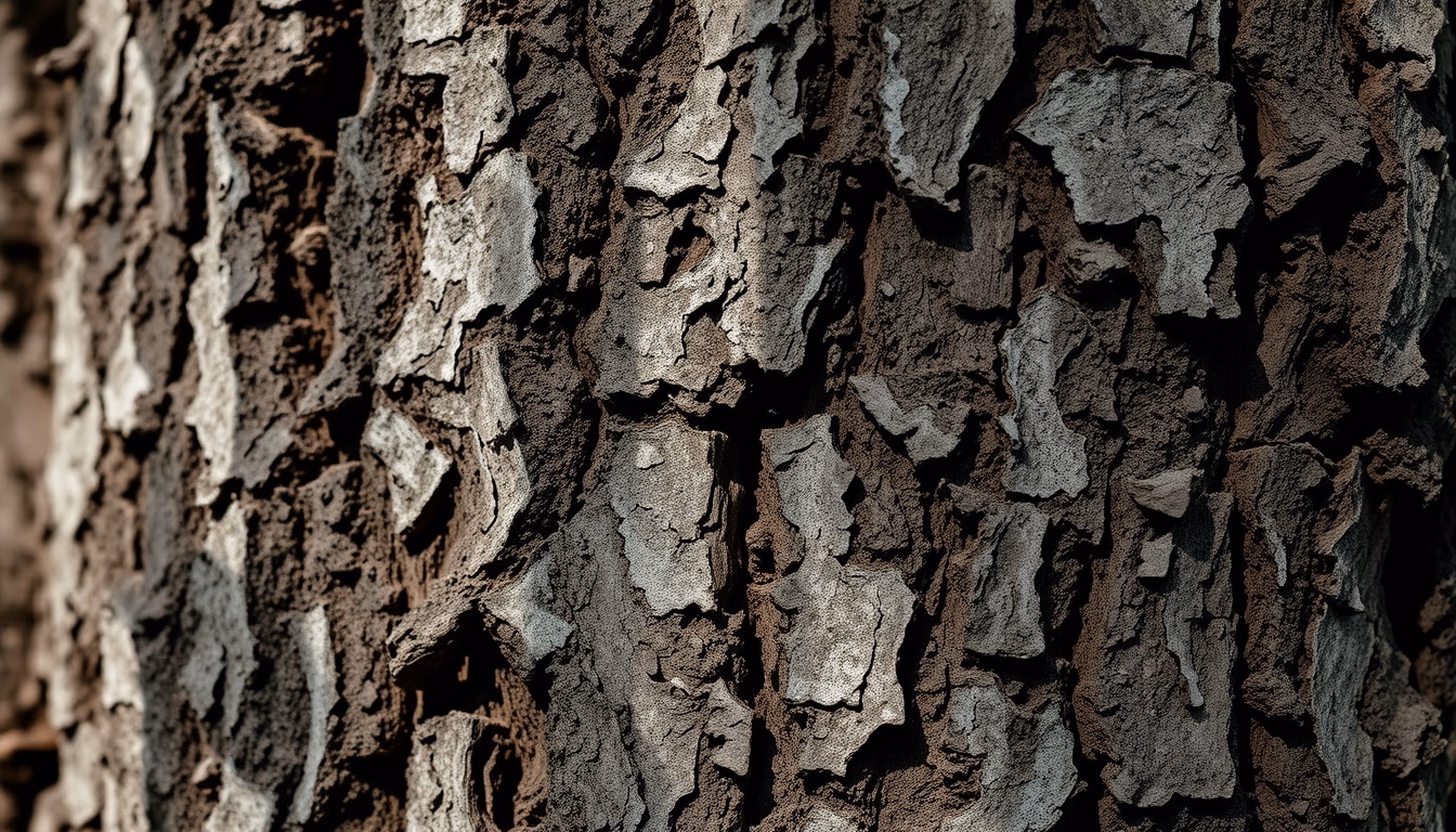 tree bark texture in editorial style