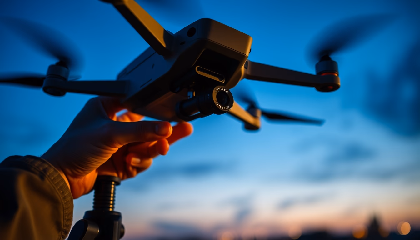 tripod compact travel in editorial style