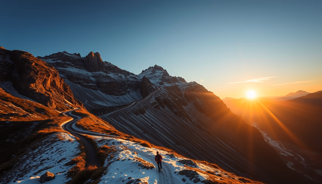 trollstigen norway in editorial style