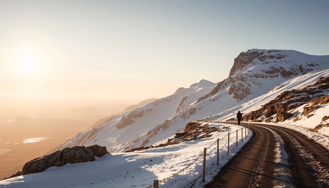 trollstigen norway in editorial style