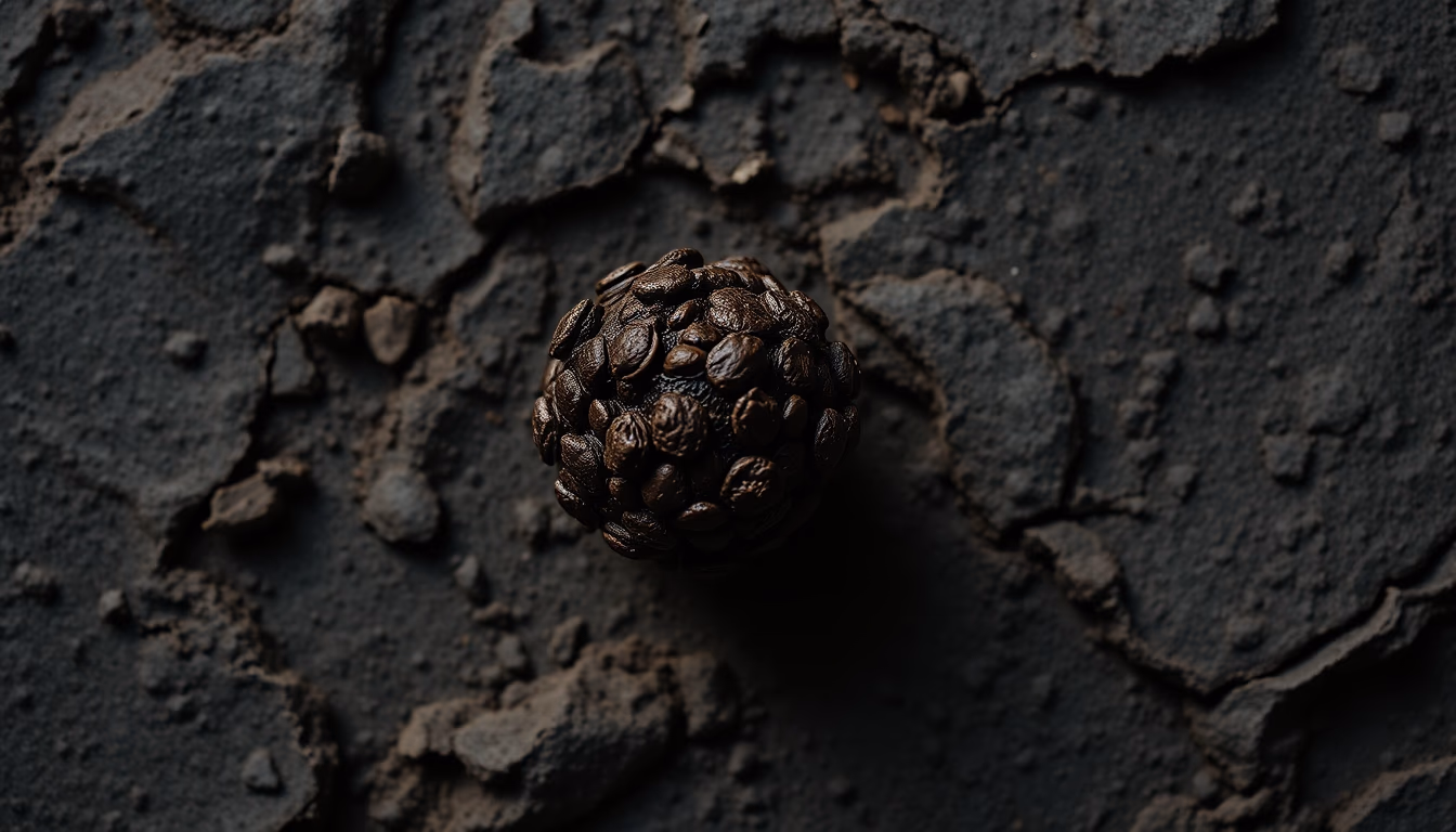 truffle black underground in editorial style