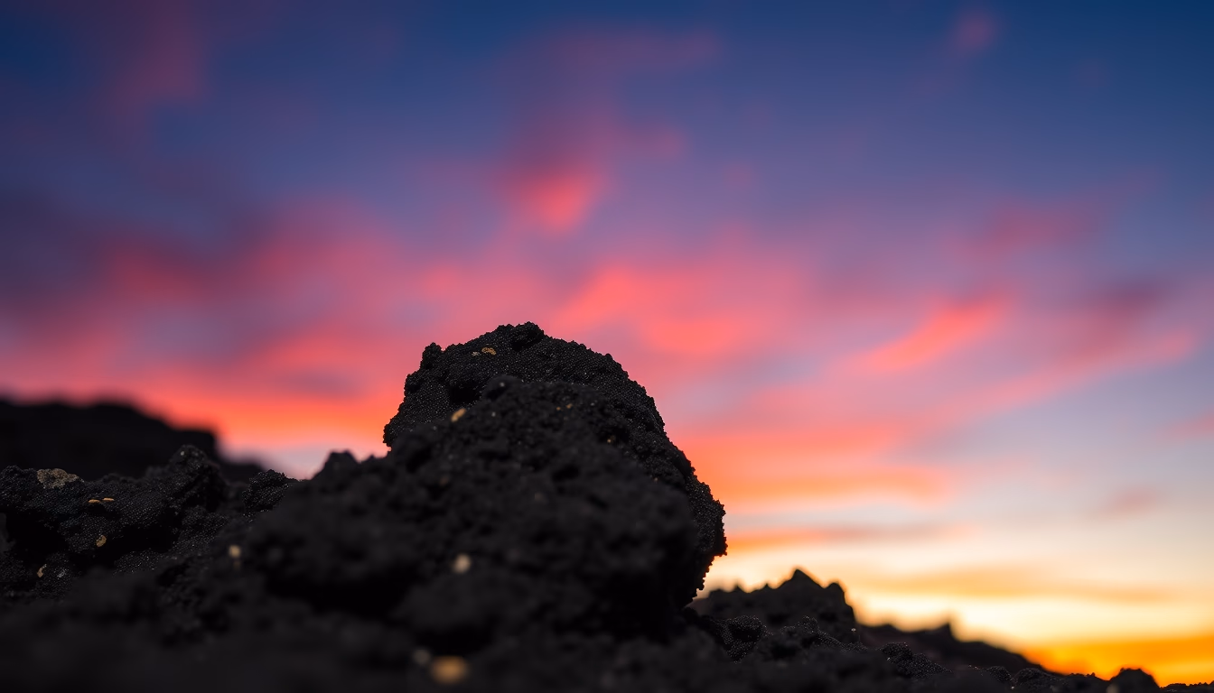 truffle black underground in editorial style