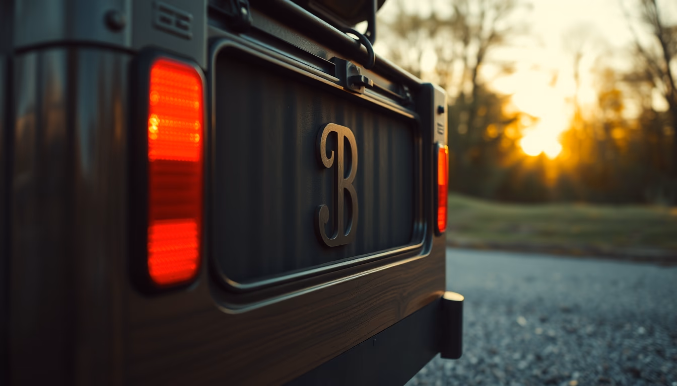 trunk monogrammed in editorial style