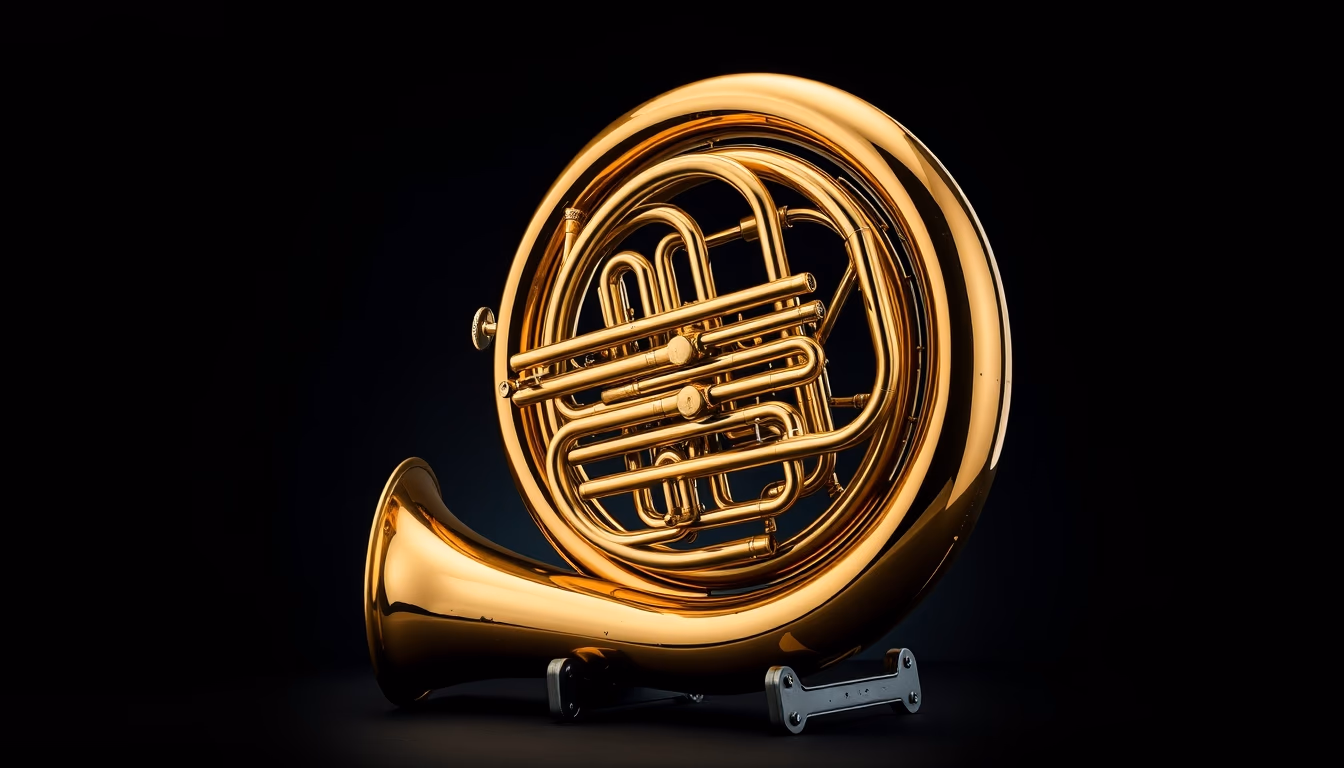 tuba large brass in editorial style