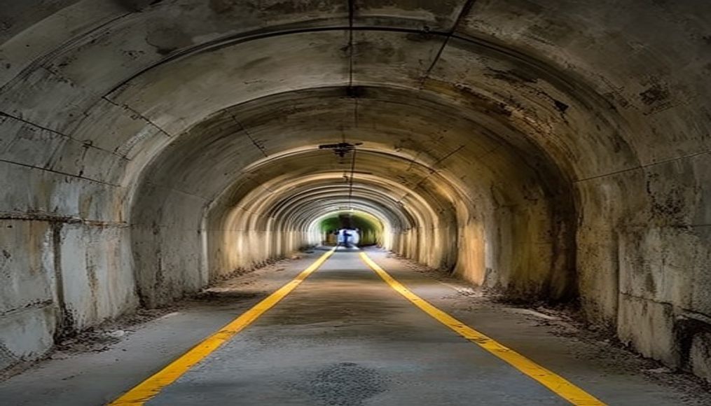 tunnel of love ukraine in editorial style