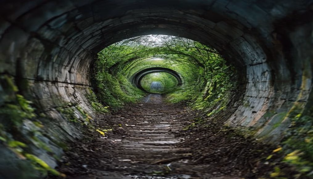 Túnel do Amor ukraine em estilo editorial