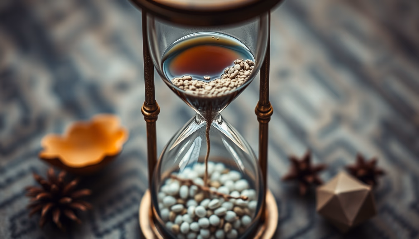 turkish tea hourglass in editorial style