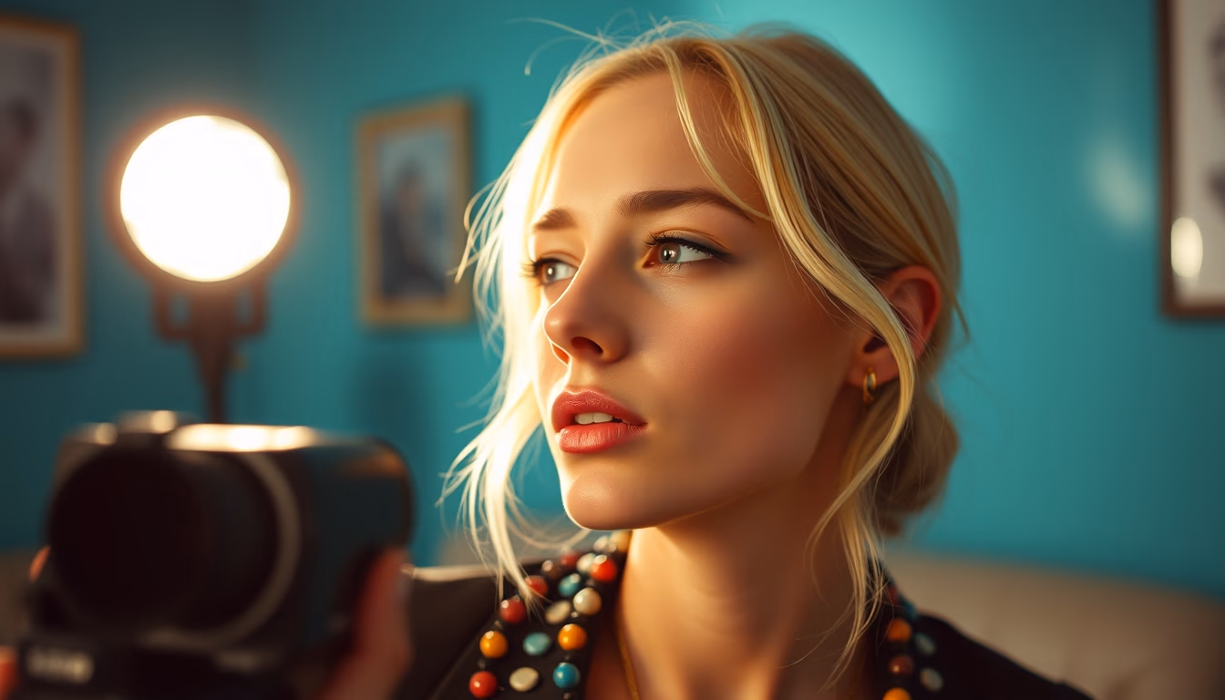 turquoise polished in editorial style