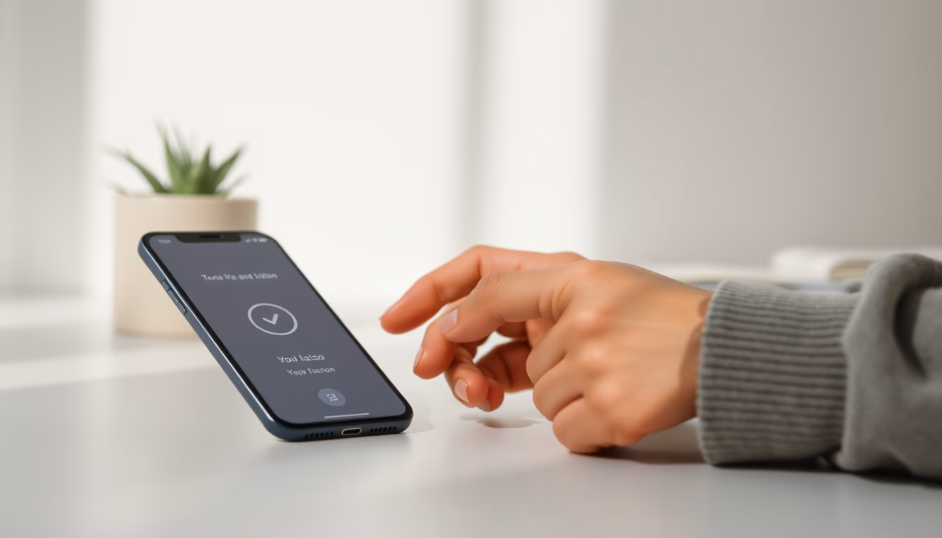 two factor authentication phone in editorial style