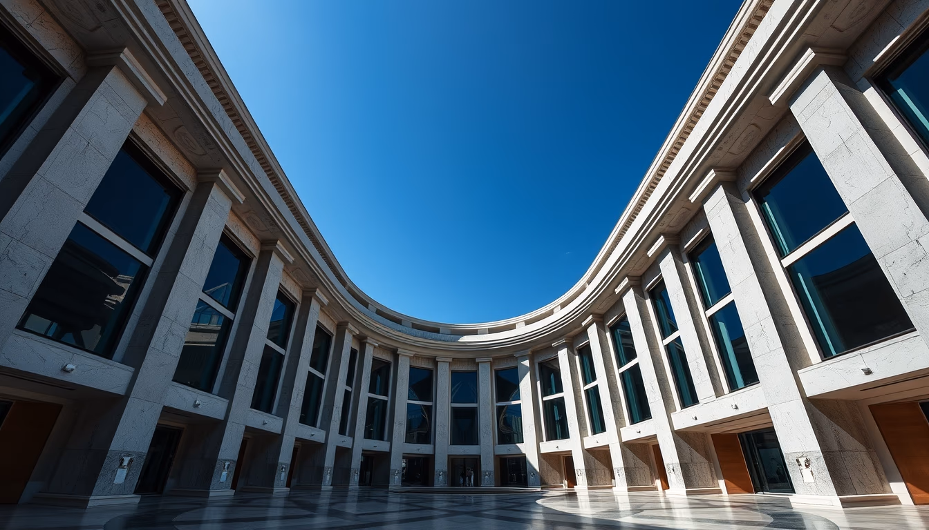 uranus blue tilted in editorial style