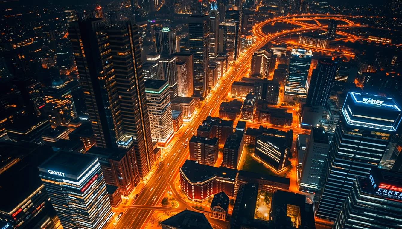 urban heat island map in editorial style