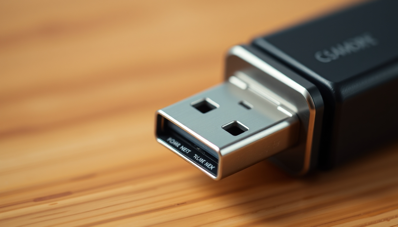 usb-c connector macro in editorial style
