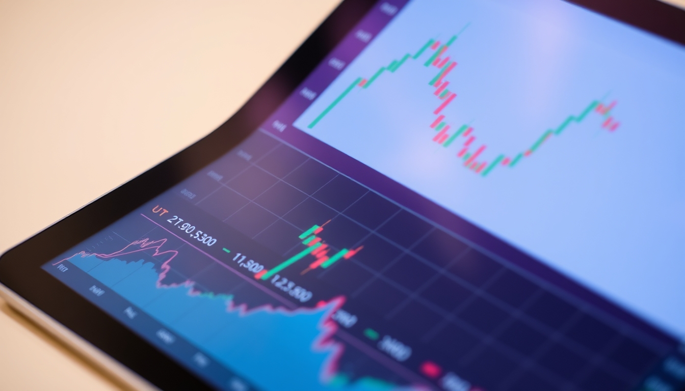 usdt stablecoin chart on tablet screen close-up in editorial style