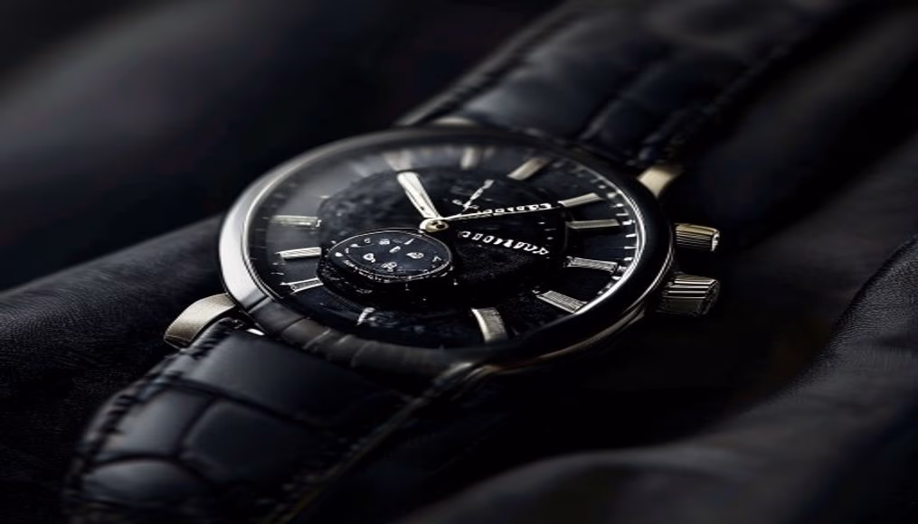 Vacheron constantin overseas chronograph em fotografia editorial de luxo